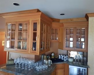 Designer stemware; Coors collectibles; steins