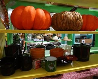 Pumpkins, granite ware