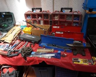 pulley, anvil, hardware, drill  bits and more