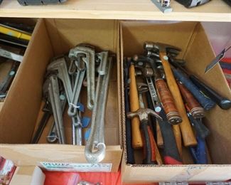 wrenches, hammers