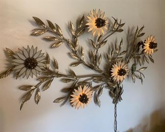 Mid Century Flower Wall Sconce