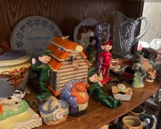 Vintage Beer Steins, Elves and Porcelain Collectibles 