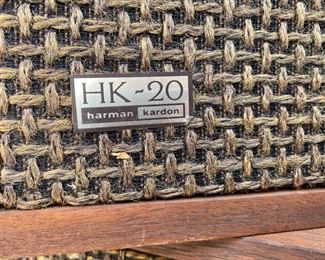 Vintage Harmon Kardon Speakers (HK-20)