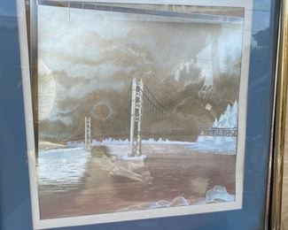 Golden Gate Bridge San Francisco Artwork