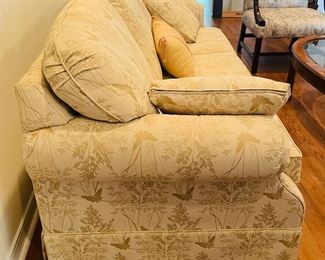 _____$295 	"
Lazyboy hideway sofa bed cream butterfly upholstery 80""x36T"