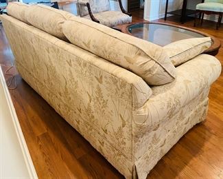 _____$295 	"
Lazyboy hideway sofa bed cream butterfly upholstery 80""x36T"