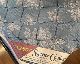 _____$295 	"
Lazyboy hideway sofa bed cream butterfly upholstery 80""x36T"