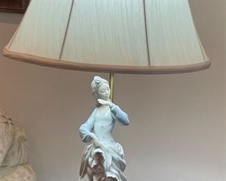 _____$150 	
Lladro lamp 29""H x 9W Flammenco dancer "