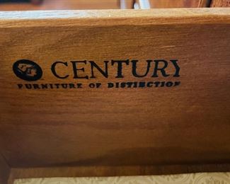 14_____$950 	
Century king size bed (headboard can accommodate 
Queen mattress too)		
Burl wood Asian style Two night chests 25x16x26	
Dresser 62x18x32H	