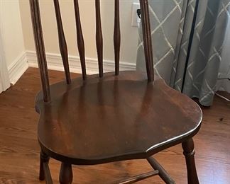 17_____$56 	
Ladder back primitive chair 