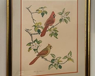 24_____$110 	
Albert Earl Gilbert 1978 24 1/2x 31 The Cardinal	