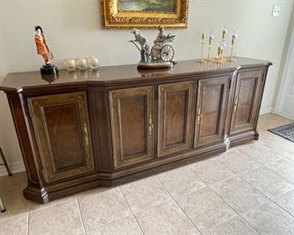 36_____$375 Heritage credenza Sketchbook collection 
Sideboard  in foyer 86x21x31	