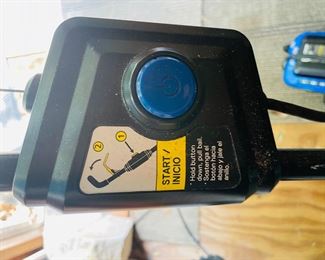 38_____$180 	
Kobalt Brushless leaf bag in garage 