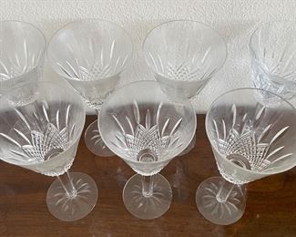 _____$190 	
Lenox set of Champagne flutes 12 + 7 wine glasses 