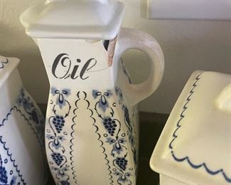 _____$120 	
Germany made set of Canisters set 