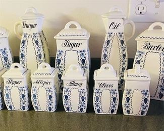 _____$120 	
Germany made set of Canisters set 
