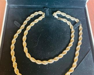 925 Sterling rop chain  - 2 MORE Sterling chain 		
_____$70 	