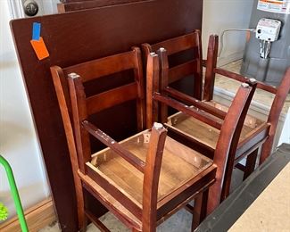 $120 Table & 4 chairs 