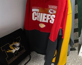 KC Chiefs Football Apparel & Mizzou / MU 