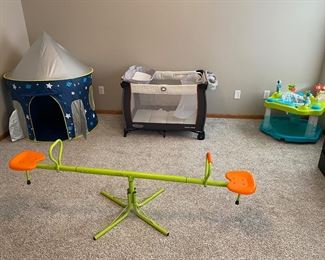 Kids Play Room Full of Toys, Clothes, Crib, See-Saw, Tent & so much more! 