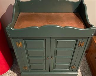 Copper Topped Antique / Vintage Farmhouse Dry Sink 