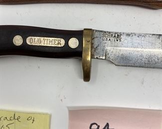 Schrade Old Timer sheath knife