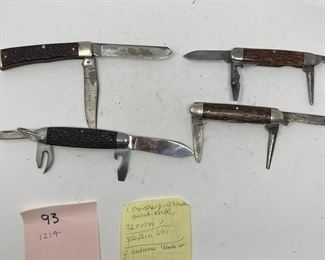 scout knife, western knife 