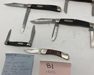 Lot of Buck Knives