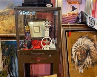 Many signed original works of art.