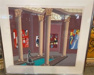 Thomas Frederick McKnight, Matisse, Gallery, 1982, signed in pencil. Number 1 out of 11 museum addition.