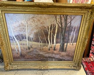 Oldrich Farsky 1860-1930 approximately 30 x 40“ oil on canvas.