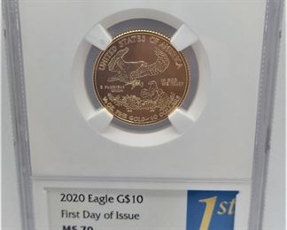 1/4 Oz Fine Gold - First Day Of Issue