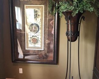 ARTWORK AND PLANT STAND