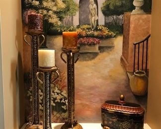 CANDLESTICKS AND DECOR