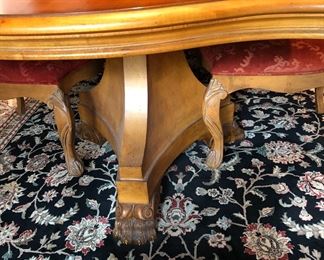 BASE OF DINING ROOM TABLE