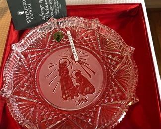 WATERFORD XMAS PLATE