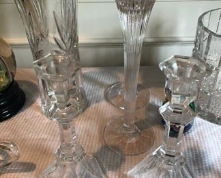 PAIR OF WATERFORD CANDLESTICKS