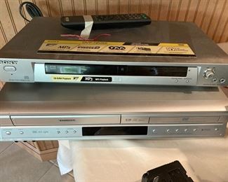 DVD / VHS players - 2 others not pictured