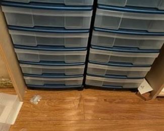 6 drawer storage units 