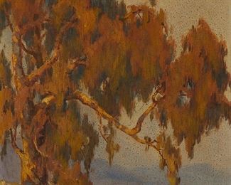 70
Anna Althea Hills
1882-1930
A Path Through Wildflowers
Oil on canvas laid to artist board
Signed lower left: A.A. Hills
16.5" H x 12" W
Estimate: $3,000 - $5,000