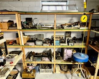 Large selection of vintage jukebox parts
