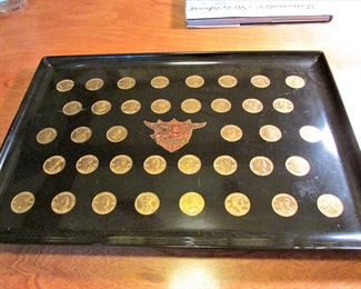 Couroc presidential coin tray