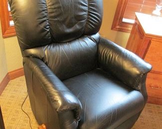 Leather recliner