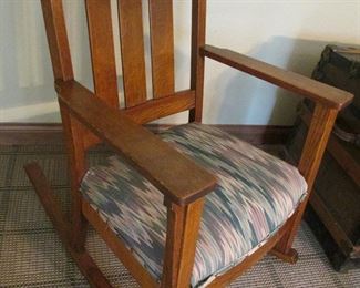 Wisconsin chair Co. mission oak rocker