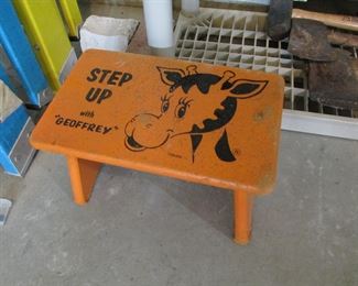 Rare Toys R' Us stool
