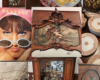 An Eclectic sale for sure, Antiques to old Playboys