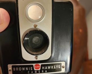 one of several old cameras