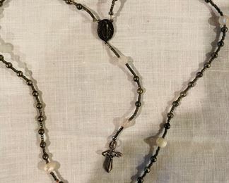 Vintage Sterling Silver Rosary