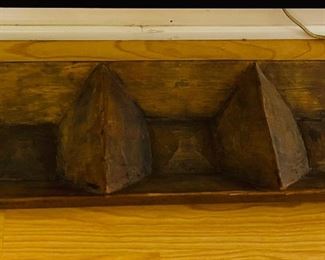 Beautiful Hand Carved Wooden Centerpiece 