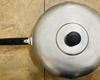 Vintage Magnalite Deep Frying Skillet with Original Lid 